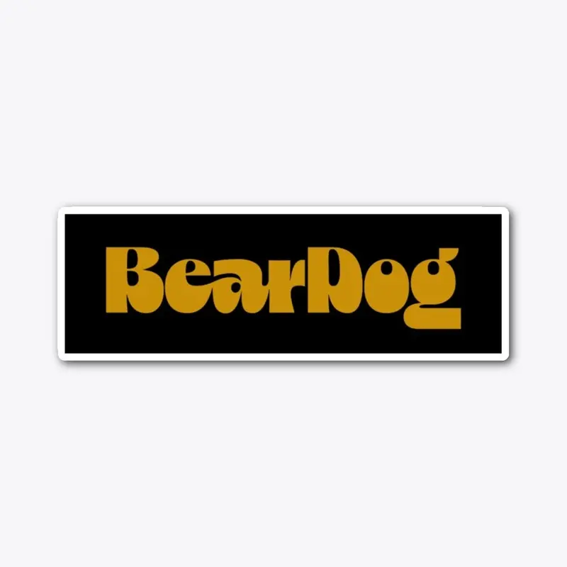 BearDog Box Logo Sticker